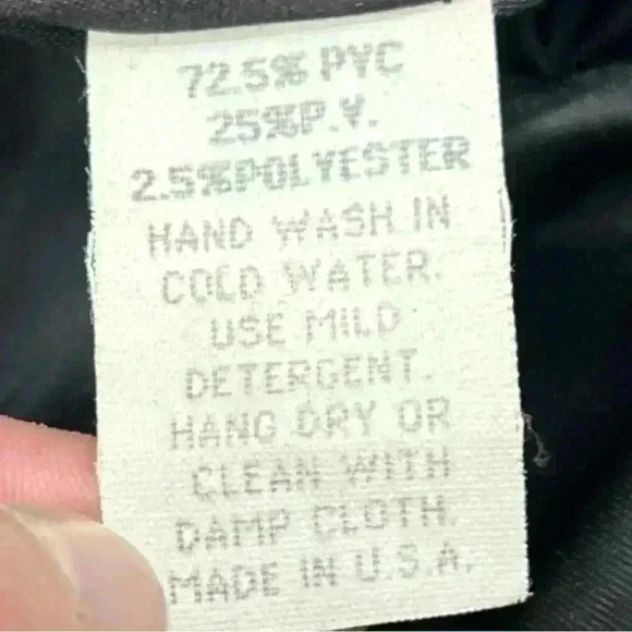 VINTAGE 90’S L.A RUBBER SOUL Full Zip Cream “Rubber” Jacket. Size XL - Picture 6 of 6